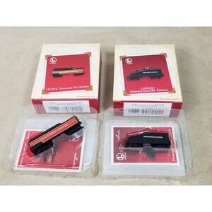 Christmas Tree Ornament Lionel Train Die Cast Metal 2003 2005 Hallmark x2 Vtg